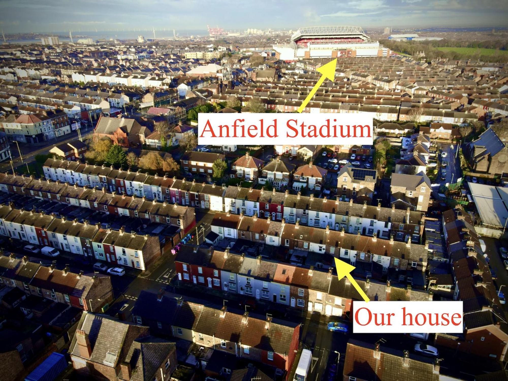 Cosy Anfield Guesthouse - Free Parking ليفربول المظهر الخارجي الصورة